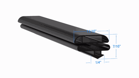 02-14801-0012 by Strivide, Magnetic Gasket 22 7/8 x 73 Compatible with Anthony Aftermarket 02-14801-0012