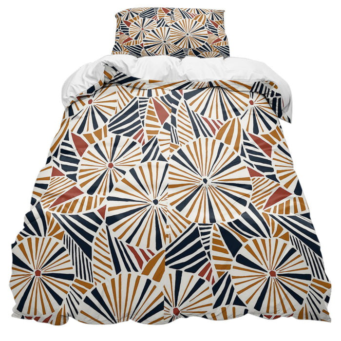 Geometric Umbrella comforter sets pillowcase - LeobonZone