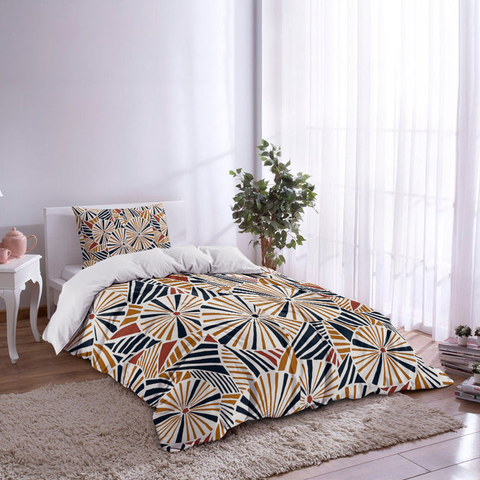 Geometric Umbrella comforter sets pillowcase - LeobonZone
