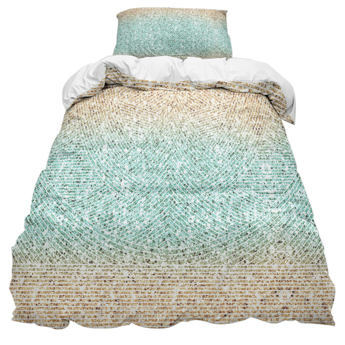 Gradient Stripe comforter sets pillowcase - LeobonZone