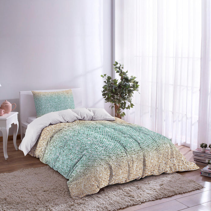 Gradient Stripe comforter sets pillowcase - LeobonZone