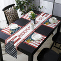Independence Day Date Table Flag And Table Mat Suit - LeobonZone