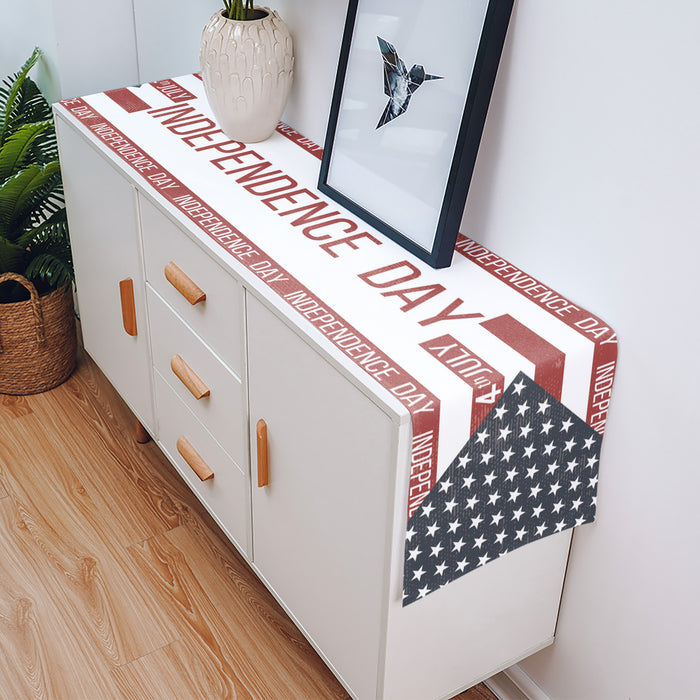 Independence Day Date Table Runner Place Mats - LeobonZone