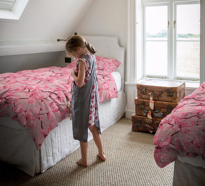 Japanese Cherry Blossom comforter sets pillowcase - LeobonZone