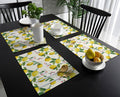 Lemon fruit summer Personalized Table Placemats - LeobonZone