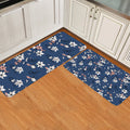 Retro Flannel Circular Angle Felt Carpets Two piece set - LeobonZone