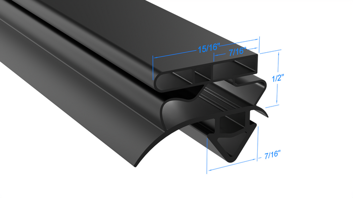 TA2F2G True PART# 810772 by Strivide 24 7/8 x 63 3/8 Compatible with True 810772