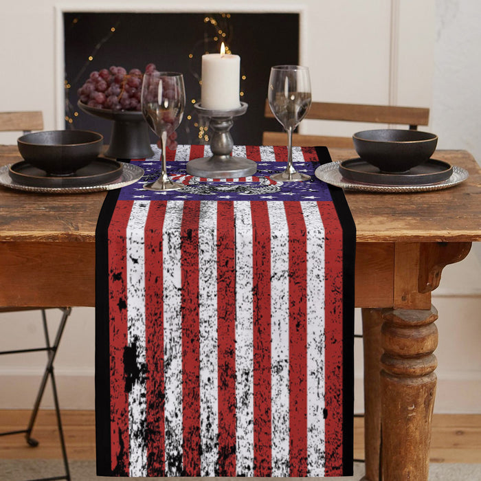 The white eagle logo of the retro America Table Runner Place Mats - LeobonZone